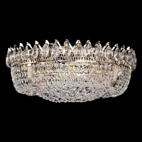 Люстра Корона Сетка 450 мм в Симферополе Гусь Хрустальный