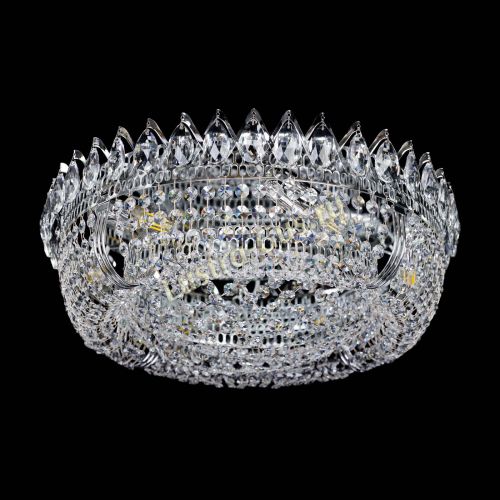 Люстра Корона Сетка 450 мм в Симферополе Гусь Хрустальный