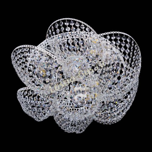 Люстра Космея №3 Белая в Симферополе Гусь Хрустальный