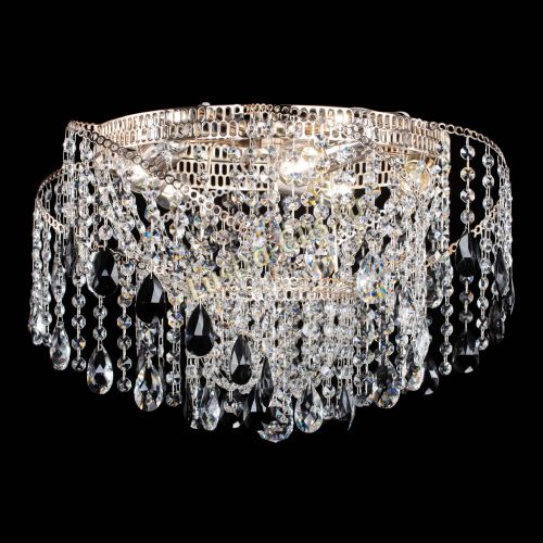 Люстра Космея №4 черная в Симферополе Гусь Хрустальный