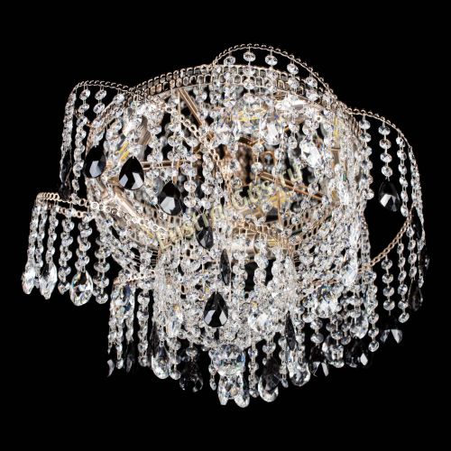 Люстра Космея №4 черная в Симферополе Гусь Хрустальный