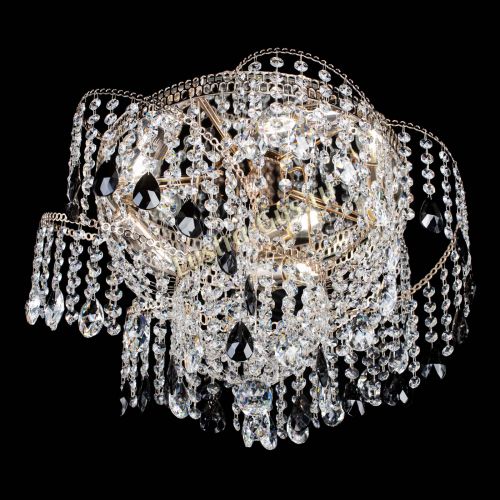 Люстра Космея №4 черная в Симферополе Гусь Хрустальный