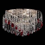 Люстра Космея №4 красная в Симферополе