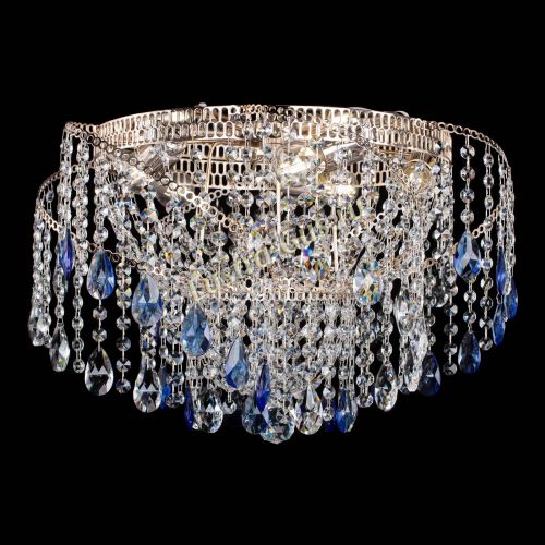 Люстра Космея №4 синяя в Симферополе Гусь Хрустальный