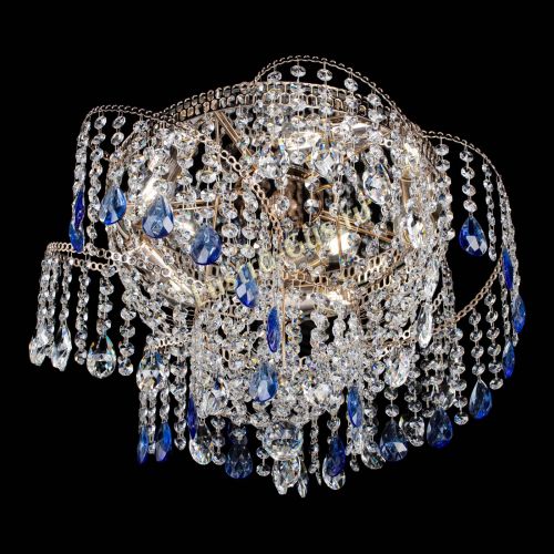 Люстра Космея №4 синяя в Симферополе Гусь Хрустальный