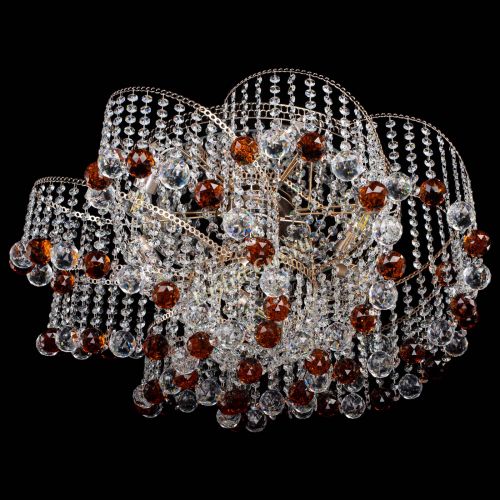 Люстра Космея №6 шар 40 мм чайная в Симферополе Гусь Хрустальный