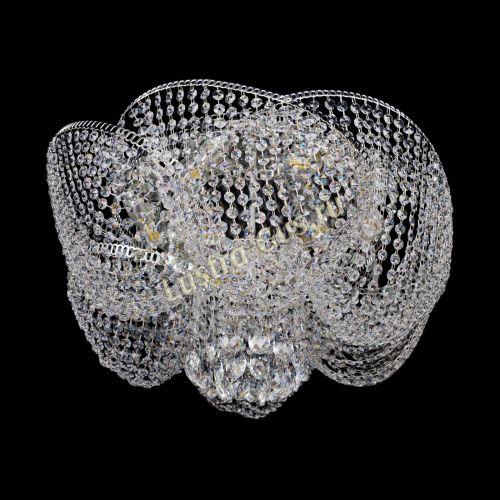 Люстра Космея Бутон большая в Симферополе Гусь Хрустальный