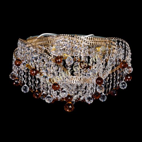 Люстра Космея шар 40 мм чайная в Симферополе Гусь Хрустальный