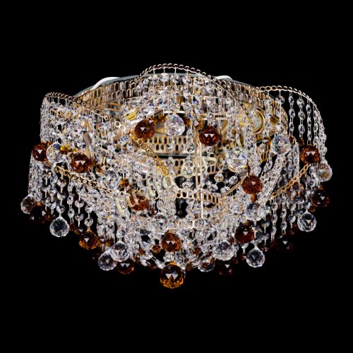 Люстра Космея шар 40 мм чайная в Симферополе Гусь Хрустальный