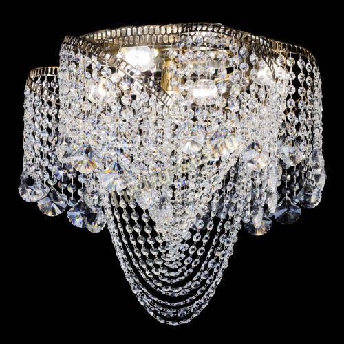 Люстра Космея Водоворот Веер под бронзу в Симферополе Гусь Хрустальный