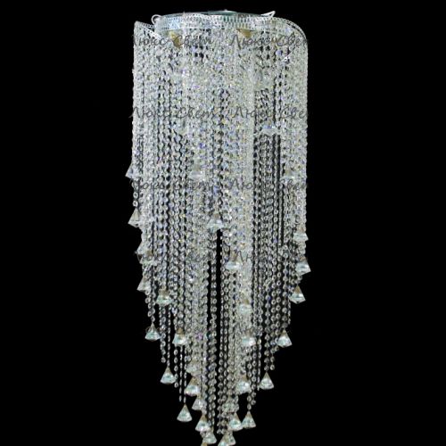 Люстра Космос 5 ламп конус 40 мм длинная  в Симферополе Гусь Хрустальный