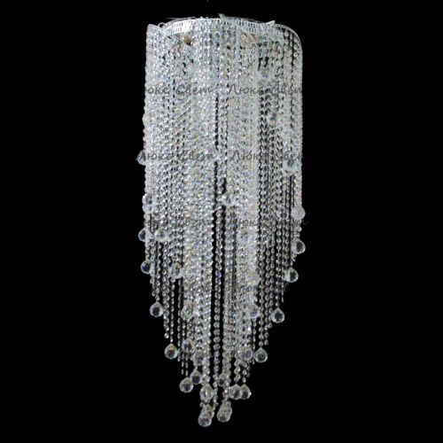 Люстра Космос 5 ламп  шар 40 мм длинная в Симферополе Гусь Хрустальный