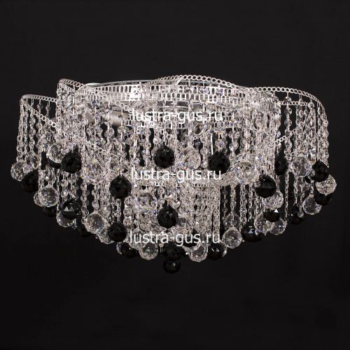 Люстра Космос шар 40 мм черная в Симферополе Гусь Хрустальный