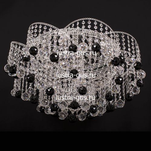Люстра Космос шар 40 мм черная в Симферополе Гусь Хрустальный