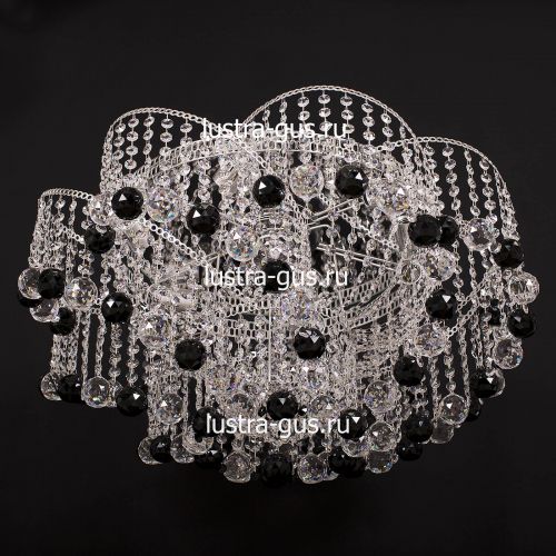 Люстра Космос шар 40 мм черная в Симферополе Гусь Хрустальный
