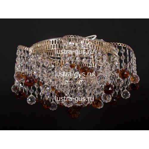 Люстра Космос шар 40 мм чайная в Симферополе Гусь Хрустальный