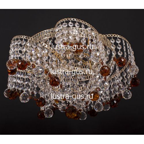 Люстра Космос шар 40 мм чайная в Симферополе Гусь Хрустальный