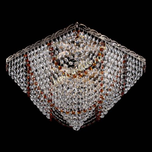 Люстра Квадрат Бриз чайная в Симферополе Гусь Хрустальный