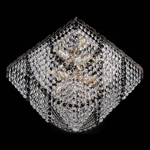 Люстра Квадрат Бриз черная в Симферополе Гусь Хрустальный