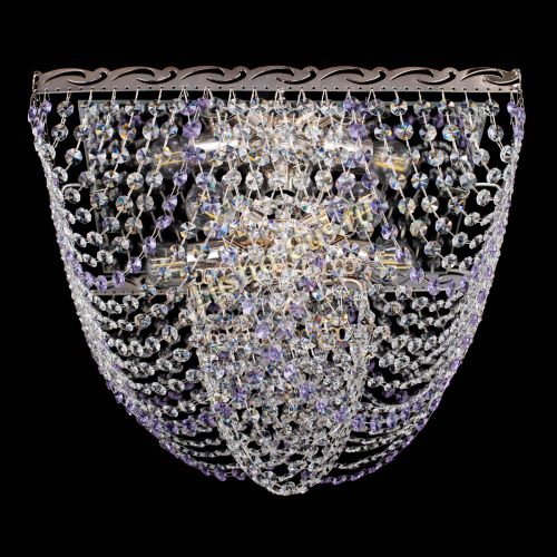 Люстра Квадрат Бриз фиолетовая в Симферополе Гусь Хрустальный