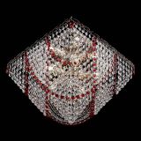 Люстра Квадрат Бриз красная в Симферополе