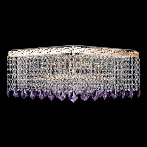 Люстра Квадрат Гамма Дубик цветная в Симферополе Гусь Хрустальный