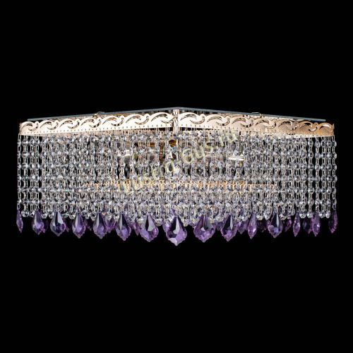 Люстра Квадрат Гамма Дубик цветная в Симферополе Гусь Хрустальный