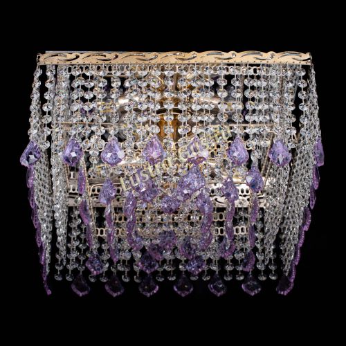 Люстра Квадрат Гамма Дубик цветная в Симферополе Гусь Хрустальный