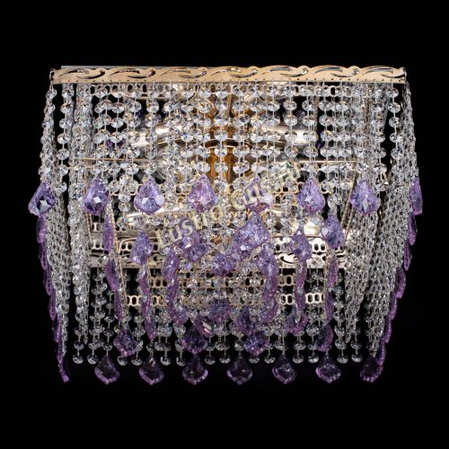 Люстра Квадрат Гамма Дубик цветная в Симферополе Гусь Хрустальный