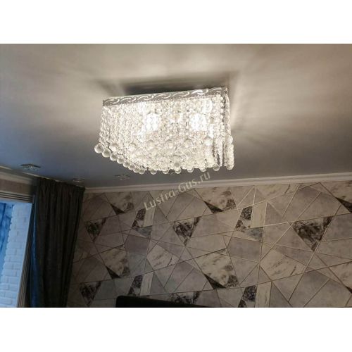 Люстра Квадрат гамма шар 30 мм длинная в Симферополе Гусь Хрустальный