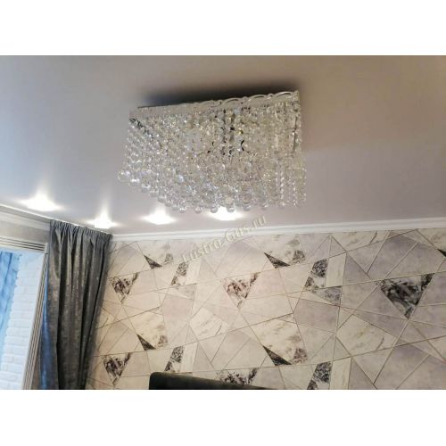 Люстра Квадрат гамма шар 30 мм длинная в Симферополе Гусь Хрустальный