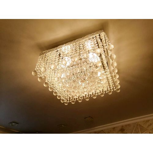 Люстра Квадрат гамма шар 30 мм длинная в Симферополе Гусь Хрустальный