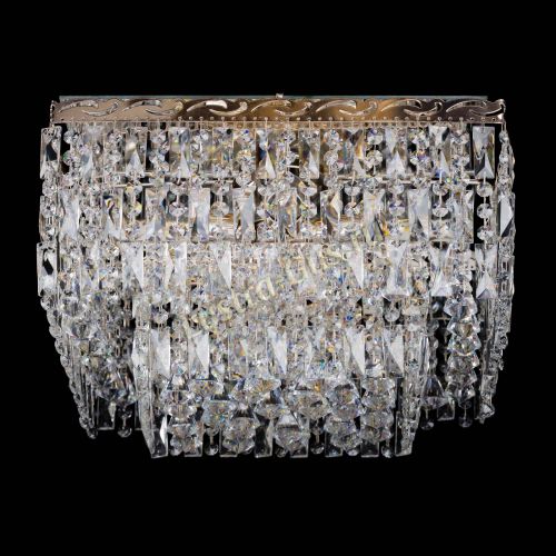 Люстра Квадрат Каскад с пластинками в Симферополе Гусь Хрустальный