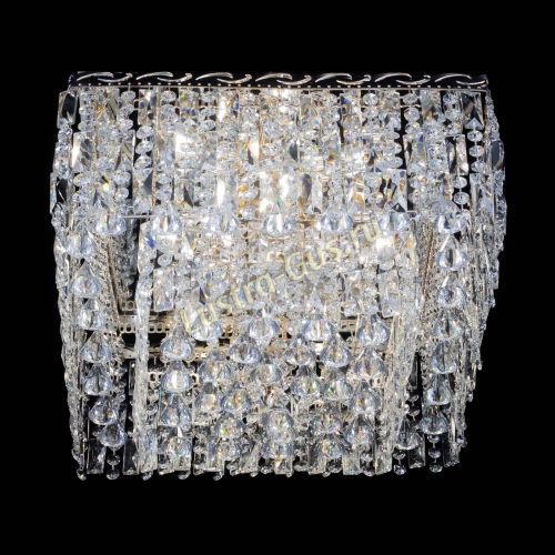 Люстра Квадрат Каскад с пластинками в Симферополе Гусь Хрустальный