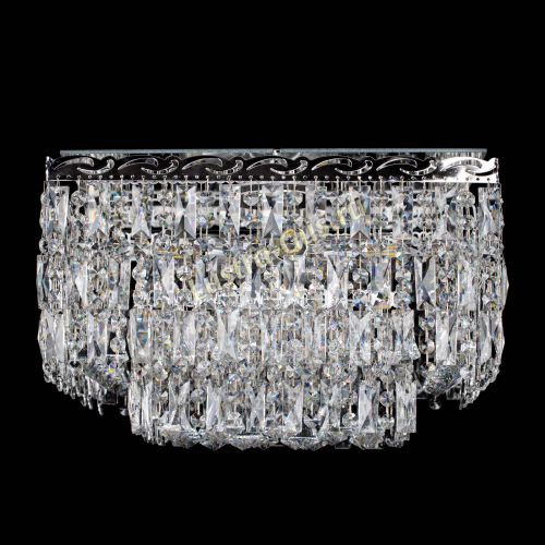 Люстра Квадрат Каскад с пластинками в Симферополе Гусь Хрустальный