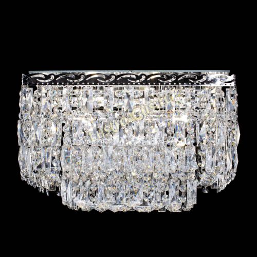 Люстра Квадрат Каскад с пластинками в Симферополе Гусь Хрустальный