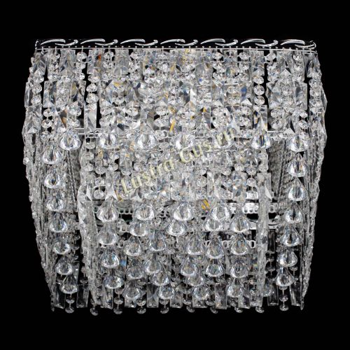 Люстра Квадрат Каскад с пластинками в Симферополе Гусь Хрустальный