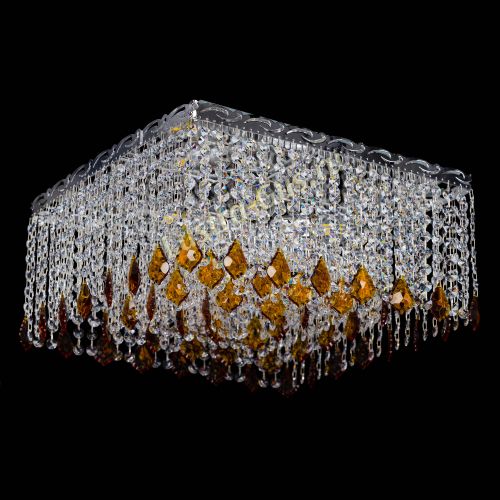 Люстра Квадрат Оптикон Лепестки чайная в Симферополе Гусь Хрустальный