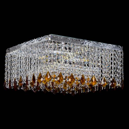 Люстра Квадрат Оптикон Лепестки чайная в Симферополе Гусь Хрустальный