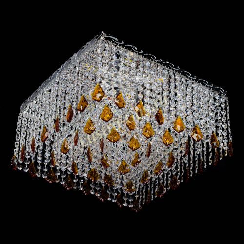 Люстра Квадрат Оптикон Лепестки чайная в Симферополе Гусь Хрустальный