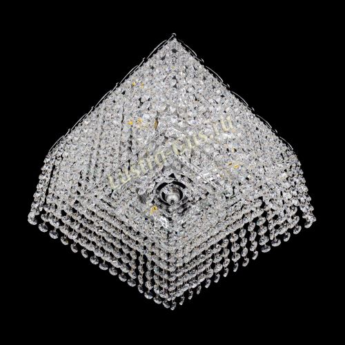 Люстра Квадрат Оптикон 3 лампы в Симферополе Гусь Хрустальный