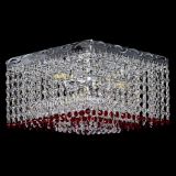 Люстра Квадрат Оптикон красная в Симферополе