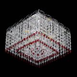 Люстра Квадрат Оптикон красная в Симферополе