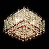 Люстра Квадрат Оптикон красная в Симферополе