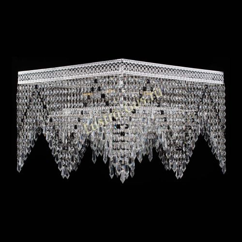 Люстра Квадрат Венеция уголки №5 черная в Симферополе Гусь Хрустальный