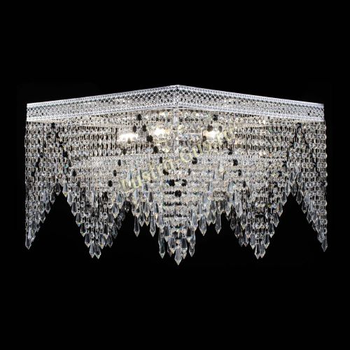 Люстра Квадрат Венеция уголки №5 черная в Симферополе Гусь Хрустальный