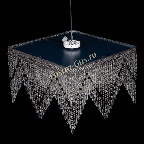 Люстра Квадрат Венеция уголки №5 черная в Симферополе Гусь Хрустальный