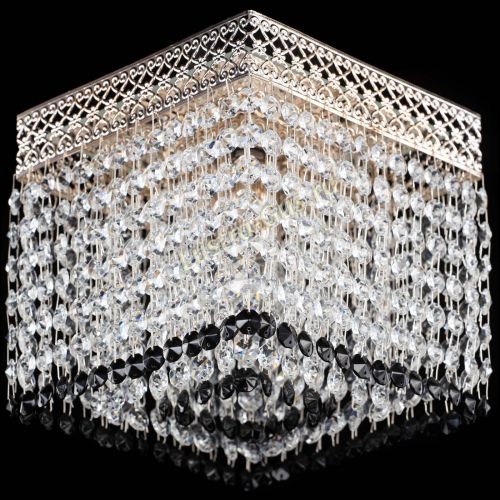 Люстра Квадрат Венеция №1 черная в Симферополе Гусь Хрустальный