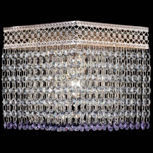 Люстра Квадрат Венеция №1 фиолетовая в Симферополе Гусь Хрустальный