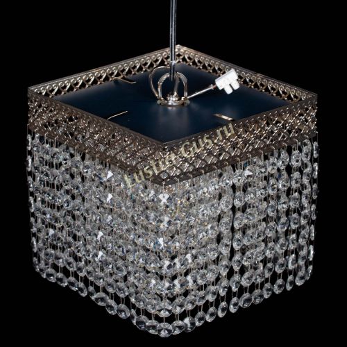 Люстра Квадрат Венеция №1 фиолетовая в Симферополе Гусь Хрустальный